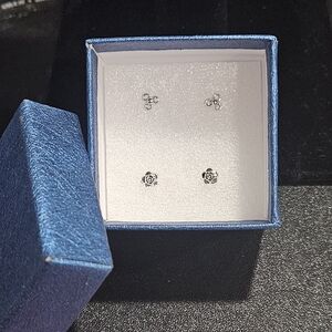 Petite Silver Stud Earrings Set Hypoallergenic Perfect For Sensitive Skin & Kids